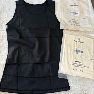 Nebility Men’s Black Sleeveless Shapewear tank top bundle size medium